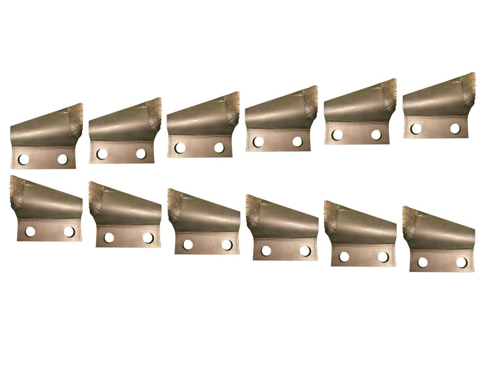 6 RH & 6 LH Carbide Trenching Teeth- B135910, B135911, 3″ Centers on Bolt Hole