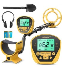 Metal Detector for Adults Professional Gold&Silver Detector LCD Display 10″ Coil