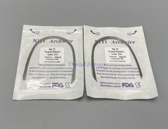 Dental Orthodontic Arch Wire Super Elastic Niti Round Rectangular Natural Form