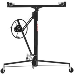 Uimoso 16Ft Drywall Lifter Sheetrock Hoist Lift Adjustable arm & Lockable Wheels
