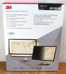 3M PF170C4F Framed Desktop Monitor Privacy Filter for 17″ LCD/CRT New