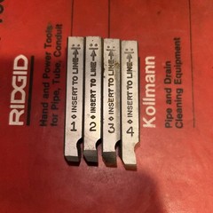 Ridgid 48670 1-1/2in – 6 UNC HS Steel RH Die for 500B Bolt Dies