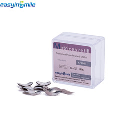 50Pcs/box Dental Sectional Matrices Refill Wave Shape Wedges 50 μm EASYINSMILE