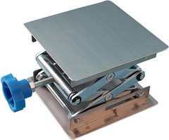 Stainless Steel Lab Jack Stand Table Lift Laboratory Mini Scissor Lift 4″ x 4″ w