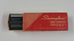 Vintage Swingline 444 Dark/Light Grey Stapler Metal Made in USA Mid Centrury
