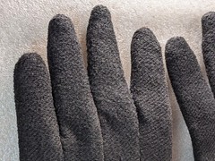 SHOWA, S (7) Cotton Lined Heat Resistant Glove Gauntlet Cuff, Black, Paired