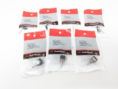 PACK OF 7x RadioShack 125VAC DPDT Center Off On/Off Mini Toggle Switch 3A