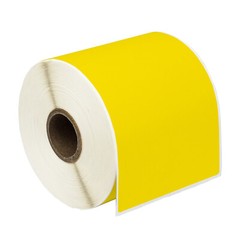ZEBRA / ELTRON Compatible 3×5 (3″ x 5″) YELLOW Direct Thermal Labels – (1) Roll