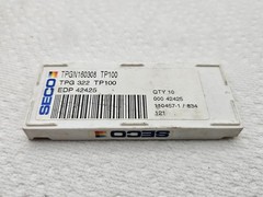 Seco Carboloy TPGN160308 TP100 Indexable Carbide Inserts TPG 322 (Qty 10)