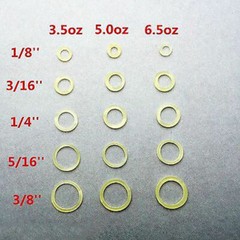 Dental Orthodontic Bands Elastics Rubber Sizes 1/4 fox 3.5/5/6.5 OZ Bomaoer