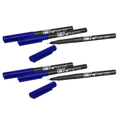 2-Pack Promarx Ultra Fine Pens Precise and Vivid Lines Blue Ink 0.5mm