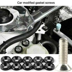 Durable M6 Bumper Washers & Fasteners – 20Pcs Engine Bay Enhancement Kit