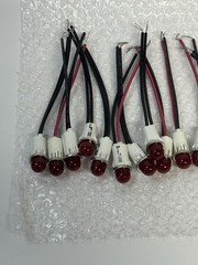 Lot of 21 VCC 1050A1 Red Neon Indicator Light Pilot Lamp 125VAC 1/2W Brand New