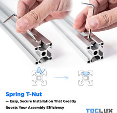 10 Sets Silver 3030 Aluminum Extrusion Corner Bracket Kit – 10pcs Corner Brac…