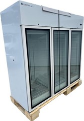 K2 Scientific K273GDR 73 Cu. Ft. High Performance Glass Triple Door Refrigerator
