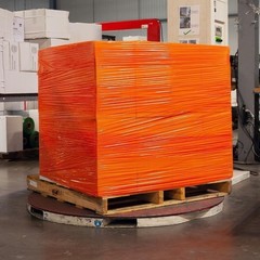 Orange Color Shrink Wrap 17″ x 1476′ Pre-Stretch Hand Film 4 Rolls