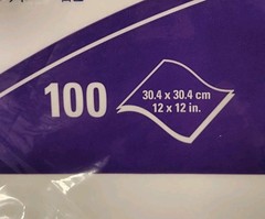 Kimberly Clark KIMTECH 33390 Pure W4 Dry Wipers 12″X12″ Pack of 100 Wipers New