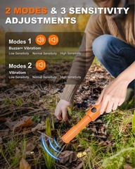 Versatile Metal Detector Pinpointer – 800mAh Rechargeable, Waterproof, Compact