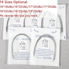 Dental Orthodontic Arch Wire Thermal Activated NiTi Archwire Round Rectangular