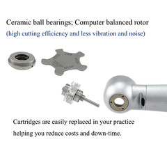 BEING Dental High Speed Handpiece Surgical 45 Degree Turbine NSK LED Coupling
