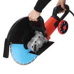 Electric Concrete Cutter Saw, Circular Saw with Saw Blade and Rolling Pulley HOT