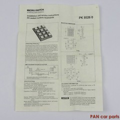 Honeywell micro switch selector telephone switch PK8526, PX2P12K30E2E-026B,58050