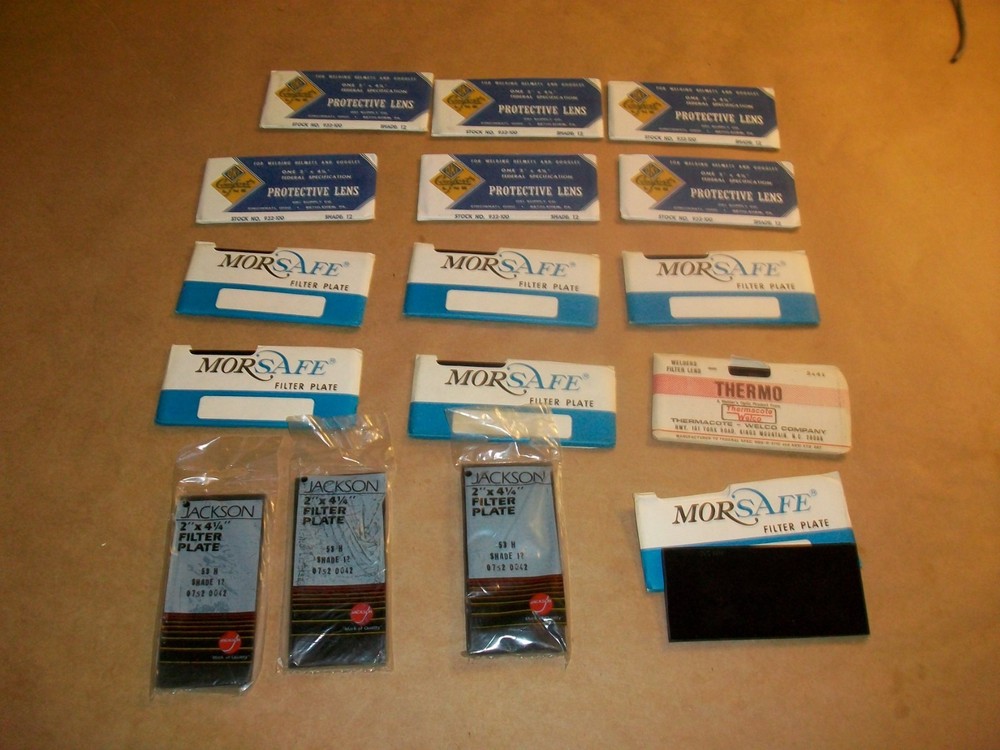 16pc Various Weld Shades #12 2″ x 4 1/4″ NEW
