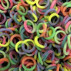 1Pack=100pc Dental Orthodontic Rubber Bands Elastics Latex Braces Force 16 Sizes
