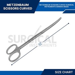 Metzenbaum Scissors 5.5″ Curved Surgical Stainless Steel German Grade