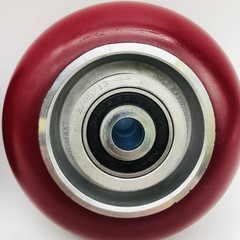 2pk Colson CG-Max Caster Wheel 5 x 2 Polyurethane On Aluminum Maroon 1000lb Capa