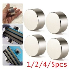 1/2/4/5pcs N52 Neodymium Rare Earth Magnet Big Super Strong Huge Size 40mm*20mm