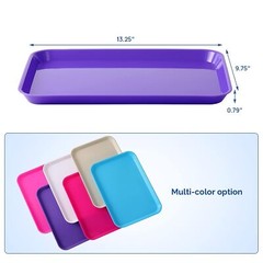 JMU Dental Autoclavable Instrument Trays Bulk Procedure Tray Flat Tray Size B