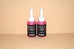 2 Metal Head 2 Paint Markers Red 2 Oz Auto Salvage Industrial Junk Yard Crafts
