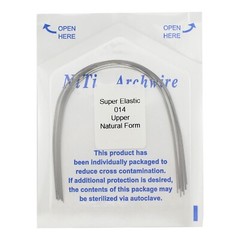 Dental Orthodontic Niti Arch Wire Elastic Rectangular Round Arcos de Ortodoncia