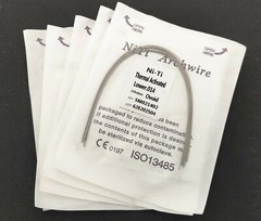 100 Packs Thermal Activated Niti Arch Wire Round Bows Ovoid Form Size For Chose