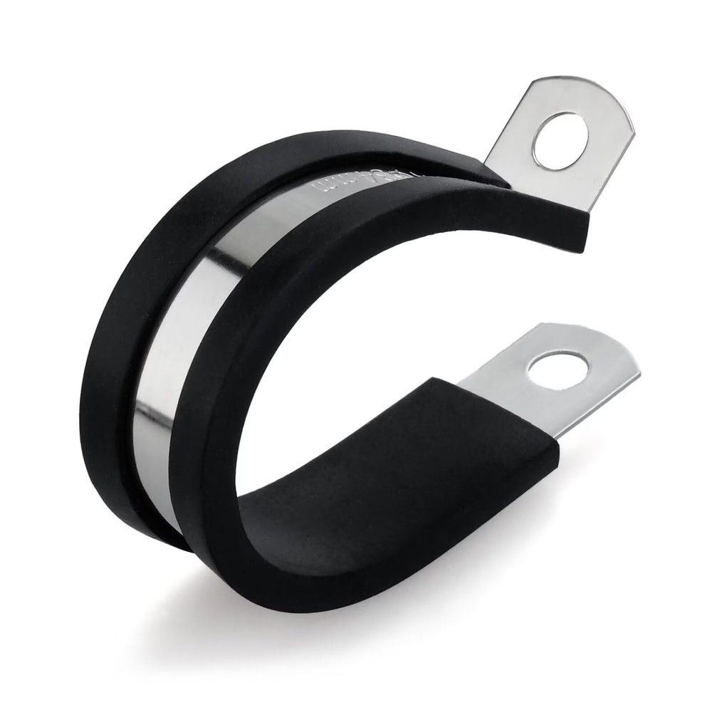 Stainless Steel Cable Clamps 1-1/8 Inch, 20 PCS Insulated Wire Clamps
