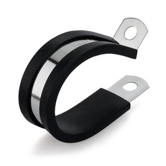 Stainless Steel Cable Clamps 1-1/8 Inch, 20 PCS Insulated Wire Clamps