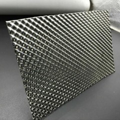 Embossed Heat Shield Resistant Metal 304 1800F Continuous 12” X 12”Heat shroud