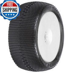 Pro-Line Racing Holeshot Vtr 4.0 S3 18 Truckmtd White Wheels F/R Pro9033233 Rc