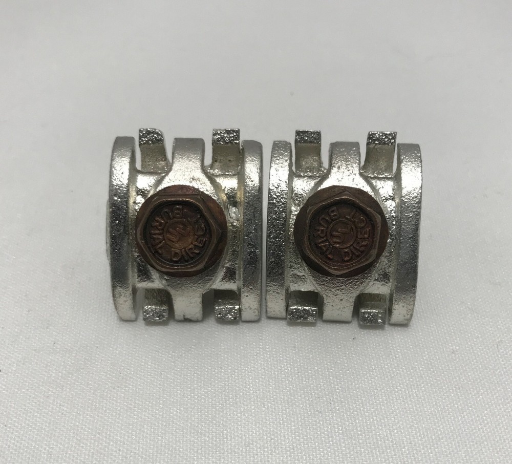 Burndy UCK1UL Universal Parallel Groove Clamp, Tin-Plated Copper (Pack of 2)