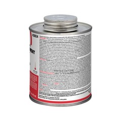 Oatey Clear All-Purpose Cement For ABS CPVC And PVC 16oz Can 6″ Pressure