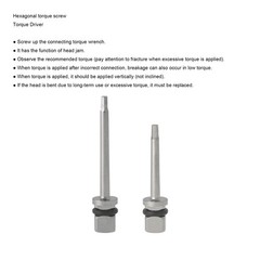 Hiossen Implant Bone-Level Surgical Tool 1.2 Wrench Driver Profiler Guide Screw