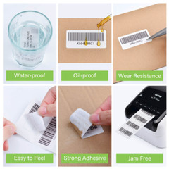 30Rolls 102mmx152mm DK-1241 Paper Shipping Label Fit for Brother QL-1100
