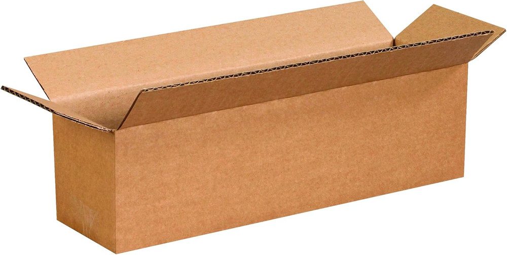 14 X 4 X 4 Corrugated Cardboard Boxes, Long 14″L X 4″W X 4″H, Pack of 25 | Shipp
