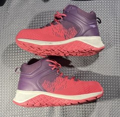 Women Thorogood Composite toe Slip Res No metal Purp/Pink 7.5 W work shoes