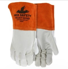 MCR 4950 Top Grain Goatskin Premium 100% Leather Protective TIG Welding Gloves
