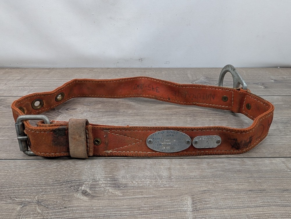 Klein Tools Inc. USA Lineman Nylon Climbing Belt Medium Model 5480-1D