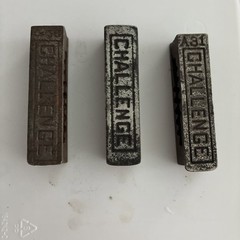 Letterpress Challenge Quoins – 15 Pairs of Wedge-style Quoins with Key
