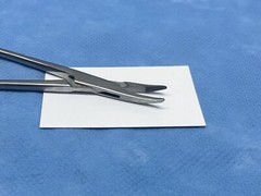 V. Mueller SU16124 Heaney Needle Holder, 10.5″, Curved Jaw, Tungsten Carbide