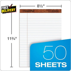 8.5 X 11 3/4 Legal Pads 12 Pack the Legal Pad Brand Wide Ruled White Paper 50…